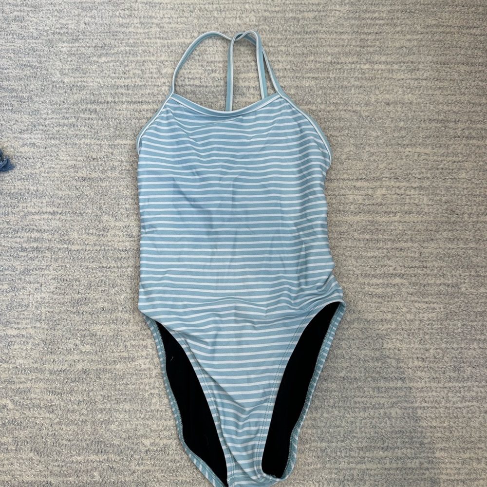 Blue and white stripe Jolyn